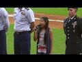 OAK@HOU: Young Astros fan sings God Bless America