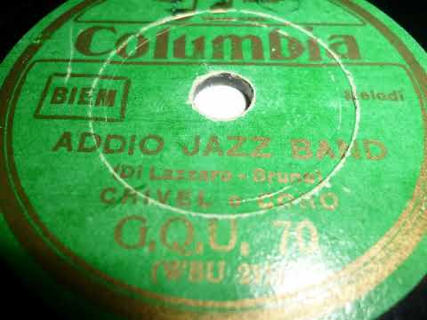 Fernando Crivel, Addio Jazz Band, Schlagerlied aus Italien, 1933