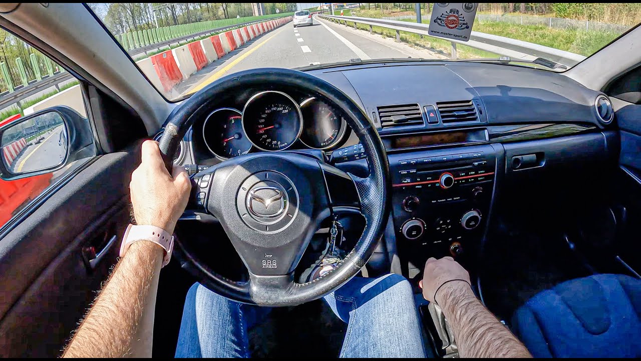 2005 Mazda 3 [1.6 MZ-CD 109HP] | POV Test Drive #1214 ...