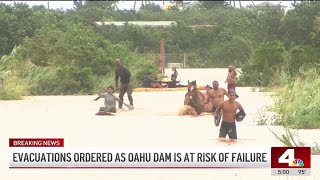 Thousands evacuate in Hawaii amid failing dam
