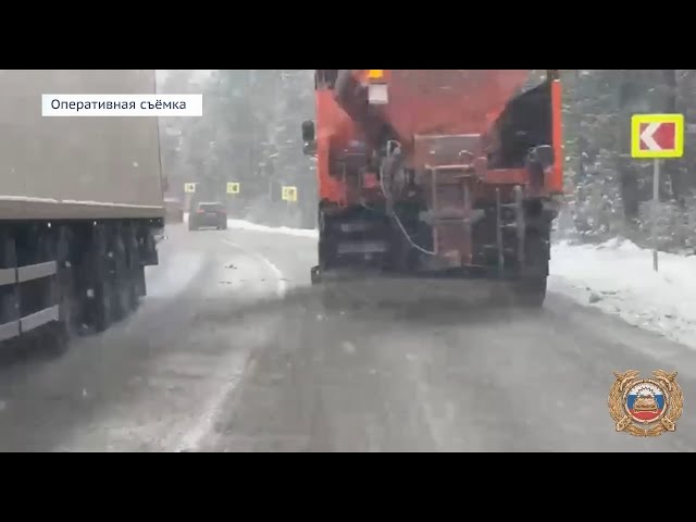 Сложная дорожная обстановка образовалась на трассе Р-258 «Байкал»