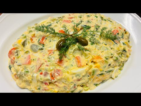 Incredibile.insalata russa in 10 minuti, non devi neanche tagliar le verdure. ￼