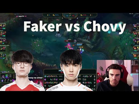 Midbeast Spectates The Ultimate Midlane Showdown - Faker v Chovy!!