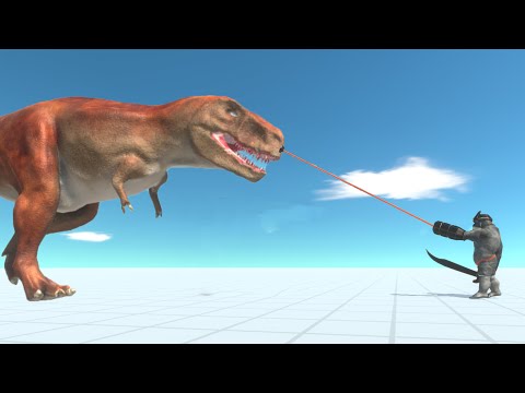 TREX vs EVERY UNIT #4 - Animal Revolt Battle Simulator