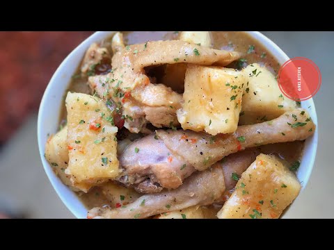How to make ukodo (yam pepper soup)