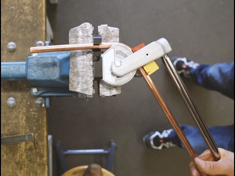 Biegen von Kupferrohr