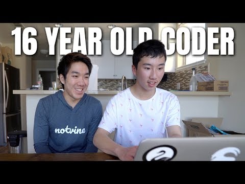 16歳の若者がコードの書き方を学ぶ (16-Year-Old Learns How To Code)