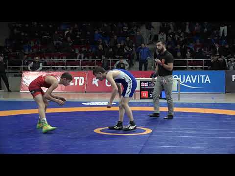 1/8 final FS - 45 kg: Şalva Qulisaşvili (GEO) - Sərxan Süleymanov (AZE)