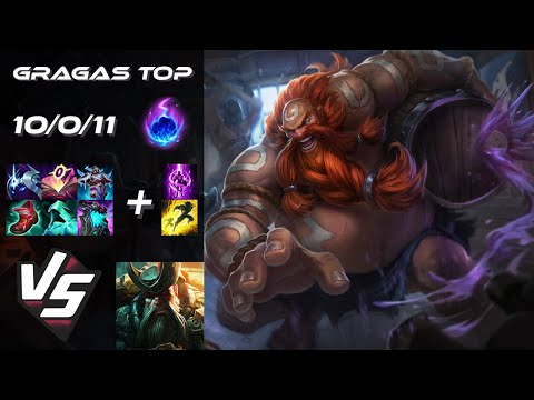 TOP Gragas vs Gangplank - EU Grandmaster Patch 14.24