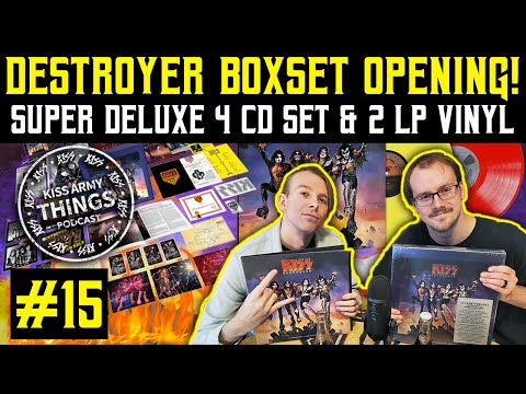 KISS Army Things Podcast Ep. 15: Opening & Reviewing Destroyer Super Deluxe Box Set & 2LP Vinyl