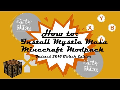 EmzForever - UPDATED! How to: Install Mystic Mesa, Minecraft Modpack 2018 twitch edition + Where have I been?