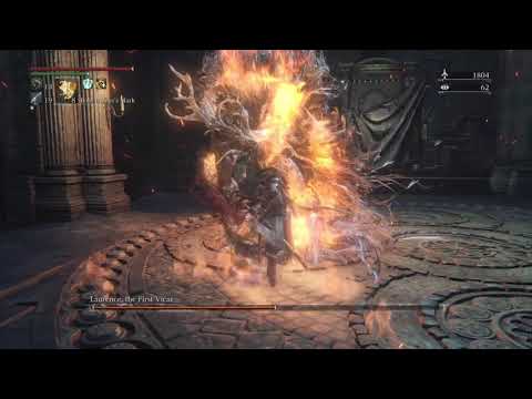 Laurence, the First Vicar v. Bloodtinge build (Bloodborne)