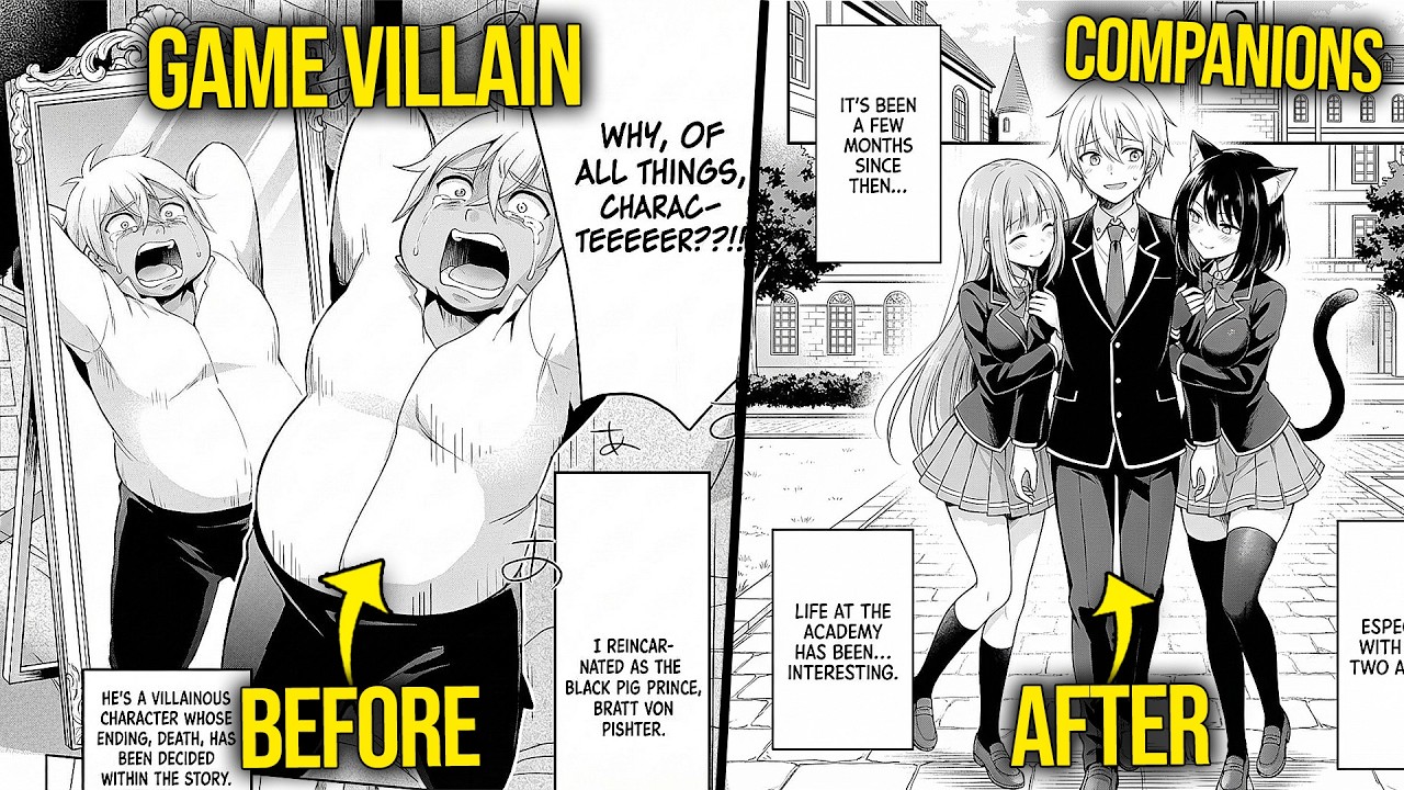 Reincarnated As The UGLY VILLAIN In A Game, He Lost Weight & Became A HANDSOME S-RANK | Manga Recap