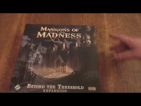 An unboxing of mansions of madness Beyond the Threshold Expansion 