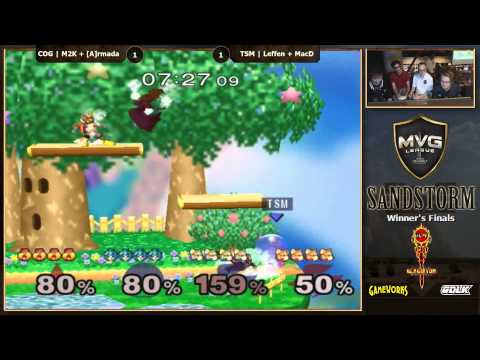 MVG Sandstorm: Doubles WS - MVG COG | Mew2king + [A]rmada vs. TSM | Leffen + MacD