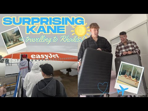 A Massive Surprise For Kane & Travel With Us To Rhodes