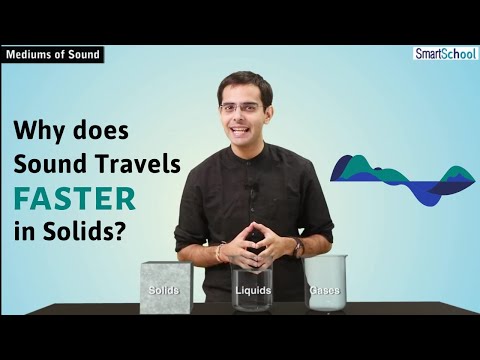 Sound Medium | Propagation of Sound | Why does sound travels faster in solids?