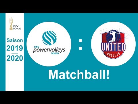Matchball! SWD powervolleys Düren - United Volleys Frankfurt, Pokal-Viertelfinale 19/20