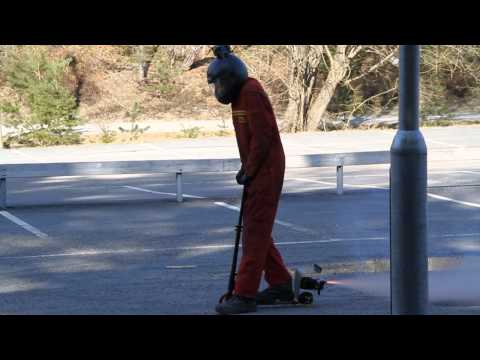 Kioskmongo.se - World record attempt! Rocket Kickbike!