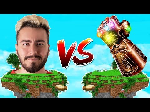 ENES BATUR ADASI VS SONSUZLUK ELDİVENİ ADASI! 😱 - Minecraft