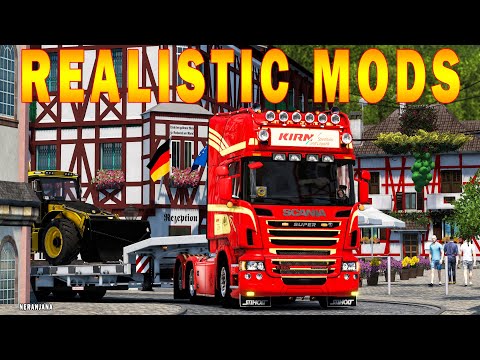 ETS2 Top 10 Realistic Mods for 1.56 - Euro Truck Simulator 2 Mods