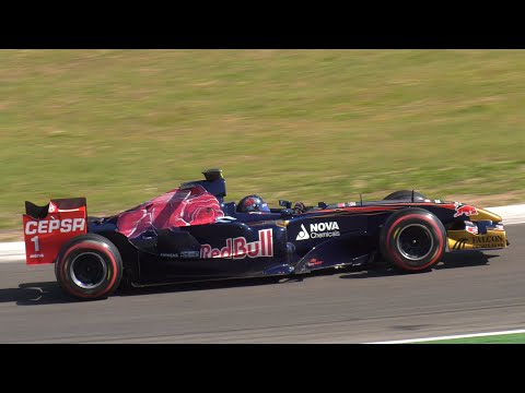 F1 Toro Rosso STR 1 screaming V10 Cosworth  16700 rpm [4K] - by Rallyeszene