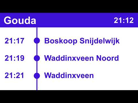 [R-NET Flirt] Announcements Alphen a/d Rijn - Gouda