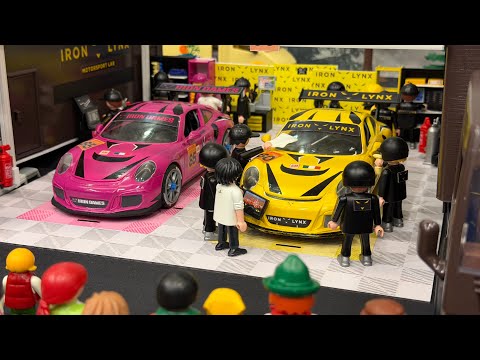 PORSCHE Playmobil exhibition - car race