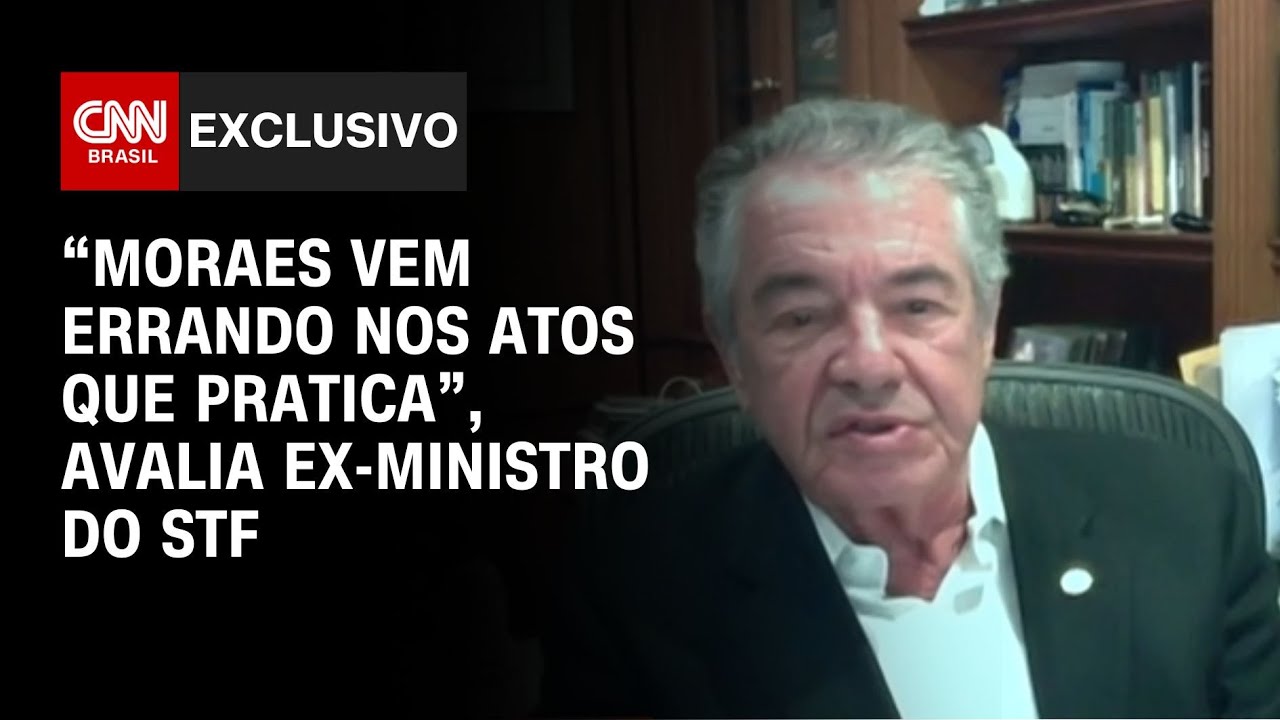 “Moraes vem errando nos atos que pratica”, avalia ex-ministro do STF | LIVE CNN