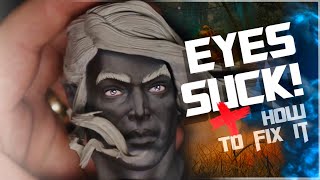 How To Paint Eyes on a Statue or 3D Print | Groundeffected.com