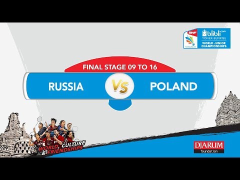 BLIBLI.COM WJC 2017 | FINAL STAGE 09 to 16 | RUSSIA vs POLAND | XD