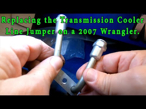 How to Change the Transmission Cooler Line Jumper on a Jeep Wrangler JK.