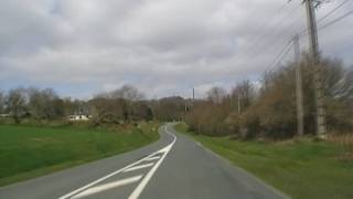 preview picture of video 'Driving On The D31 & D787 Bulat Pestivien To Railway Crossing Near Pont Melvez, Brittany, France'
