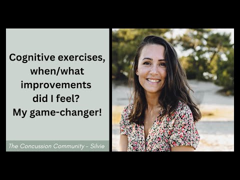 41. Cognitive exercises, when/what improvements did I feel? A game-changer in my concussion recovery