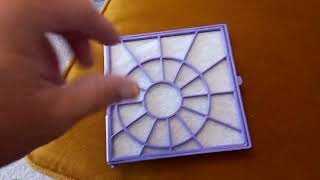 How to change filters in a hoover action pets vacuum cleaner.