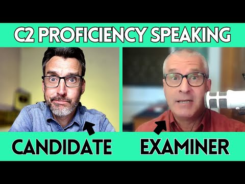 ENGLISH TEACHER TAKES THE C2 PROFICIENCY CAMBRIDGE SPEAKING EXAM! (CPE SPEAKING TEST)