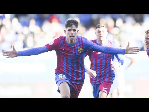 Estanis Pedrola vs Atletico Baleares -  First Barcelona B Goal (12/12/21)