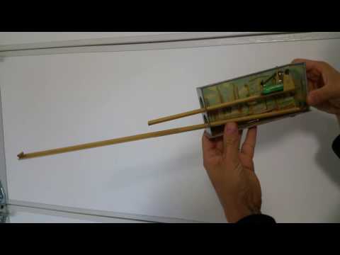 Antique 1940's wind up tin toy futuristic monorail US zone Germany