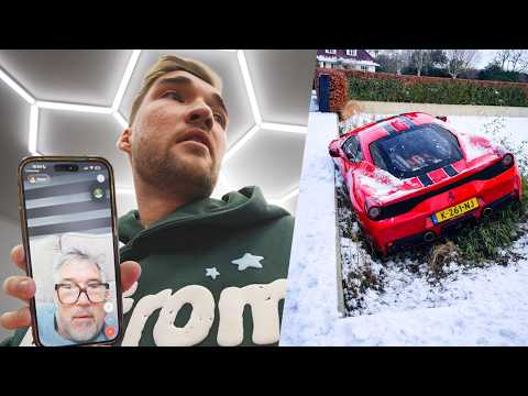 MIJN FERRARI VAN DE OPRIT AFGEGLEDEN! IS DIT ECHT...?