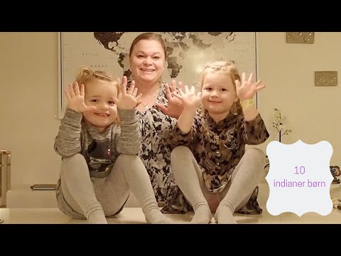 10 indianer børn - DANSK BØRNESANG