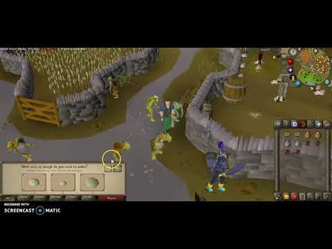 OSRS - How to make a Redberry Pie (IRONMAN)