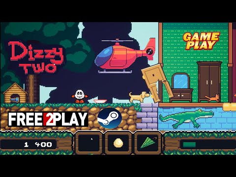 Dizzy Two (Диззи 2) ★ Gameplay ★ PC Steam [ Free to Play ] Game 2021 ★ HD 1080p60FPS