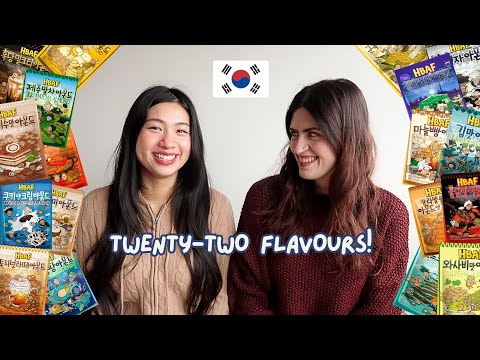 Try 22 Korean Almond Flavours With Us | HUGE HBAF Haul!