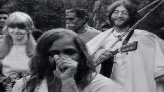 The Beatles at Maharishi Mahesh Yogi&#39;s ashram 1968 [HD]