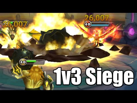 Finally back with more 1v3 Siege Action! (Summoners War)