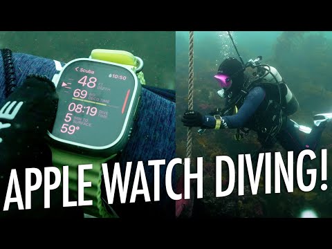 Diving with the Apple Watch Ultra!!