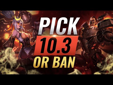 OP Pick or Ban: BEST BUILDS For EVERY Role - League of Legends Patch 10.3
