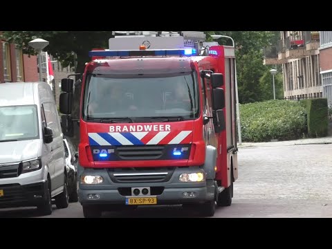 [Rijopleiding] Brandweer 15-9639 met spoed door Den Haag
