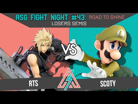ASG 43: Road to Shine LOSERS SEMIS - RTS (Cloud) vs Scoty (Luigi)