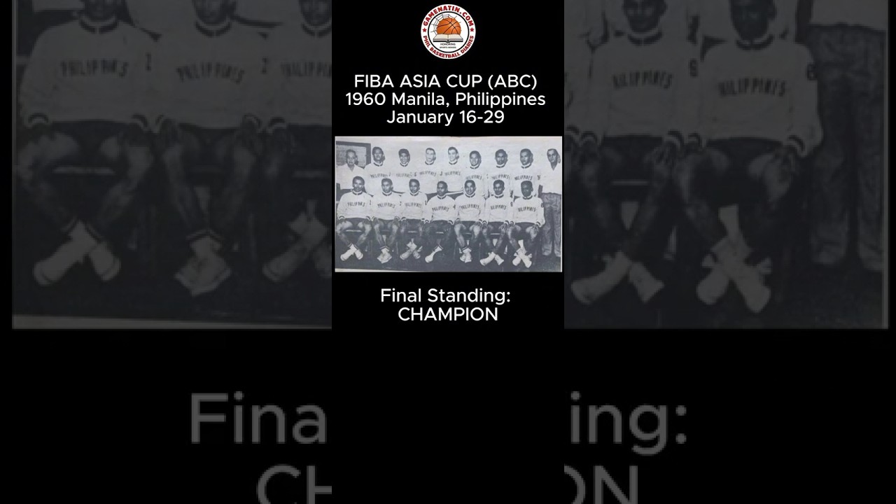 GameNatin.com's Classics - 1960 Philippine basketball team